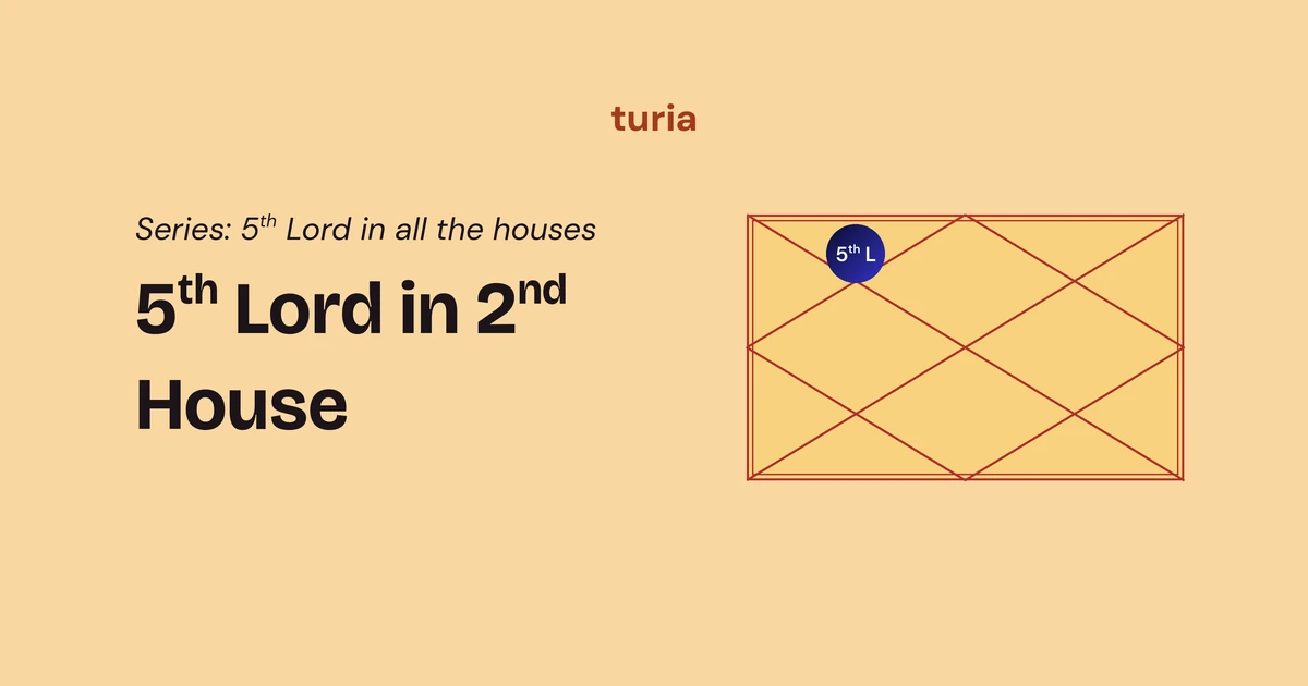 5th Lord in the 2nd House: Talent That Turns Into Money, Family and a Name