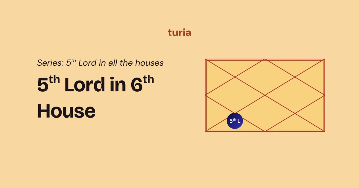 5th Lord in the 6th House: When Intelligence Goes to Work, Competes and Learns to Serve
