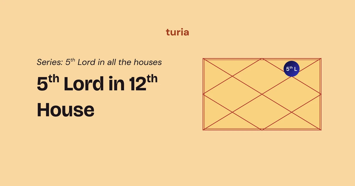 5th Lord in the 12th House: Distance, Solitude and the Quiet Side of Intelligence