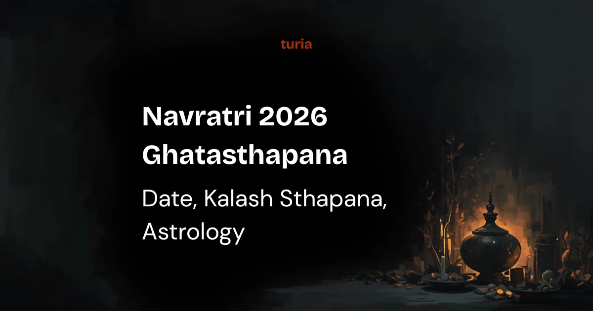 Navratri 2026 Ghatasthapana: Date, Kalash Sthapana Guide and the Astrology Behind It