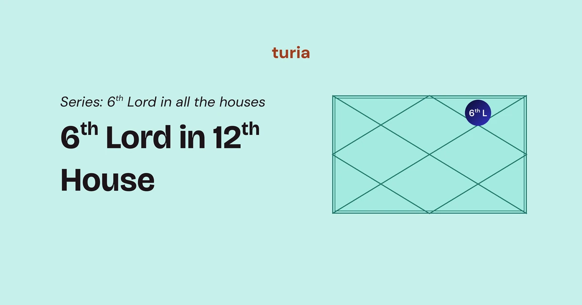 6th Lord in the 12th House: Expenses, Escape and the Pull Toward Foreign Shores