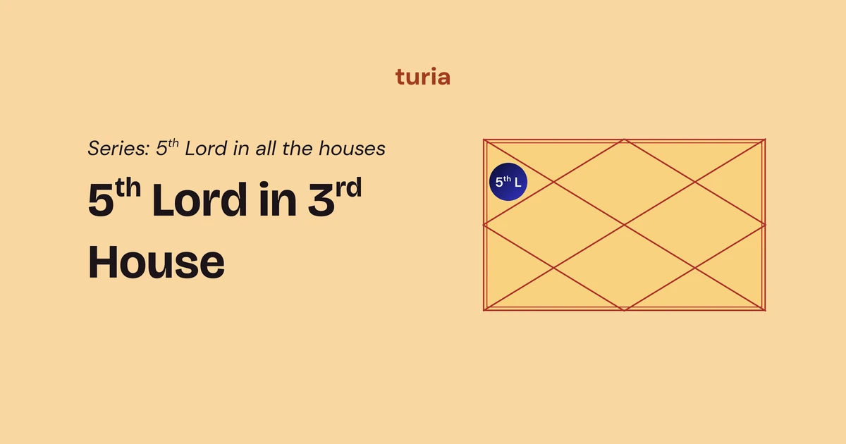 5th Lord in the 3rd House: Brilliant, Self-Driven and a Little Too Attached to Your Own Work