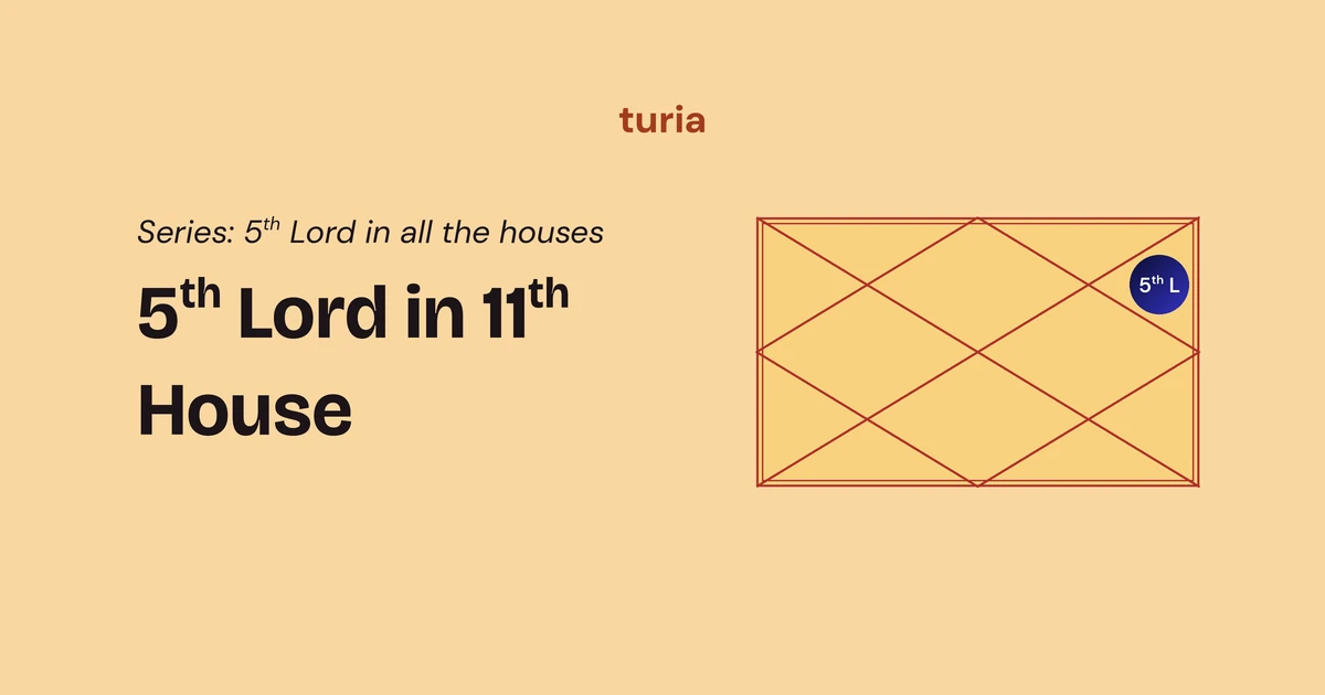 5th Lord in the 11th House: Gains Through People, Audience and a Mind That Others Like to Follow