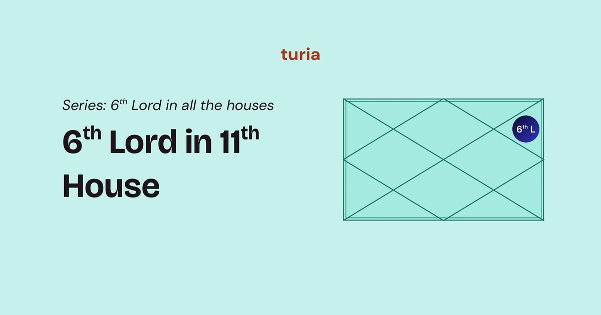 6th Lord in the 11th House: Earning From the Competition