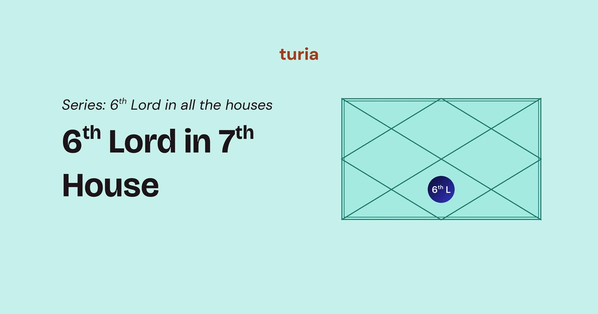 6th Lord in the 7th House: When Work, Rivals and Adjustment Move Into Marriage